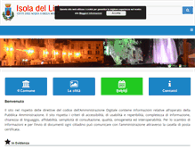 Tablet Screenshot of comune.isoladelliri.fr.it